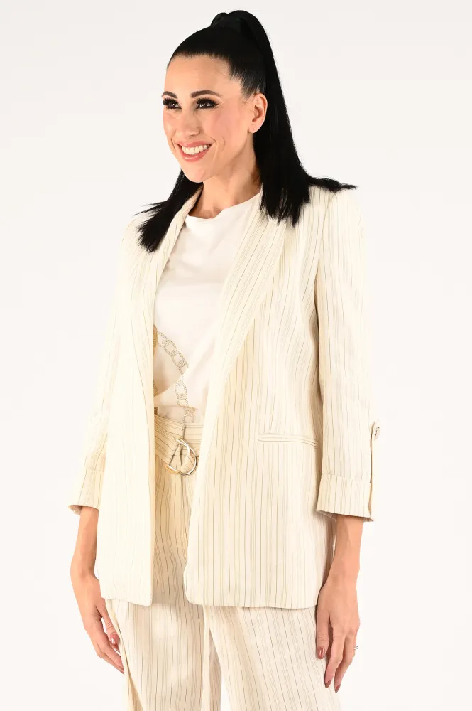 LIU JO BLAZER ECRU  