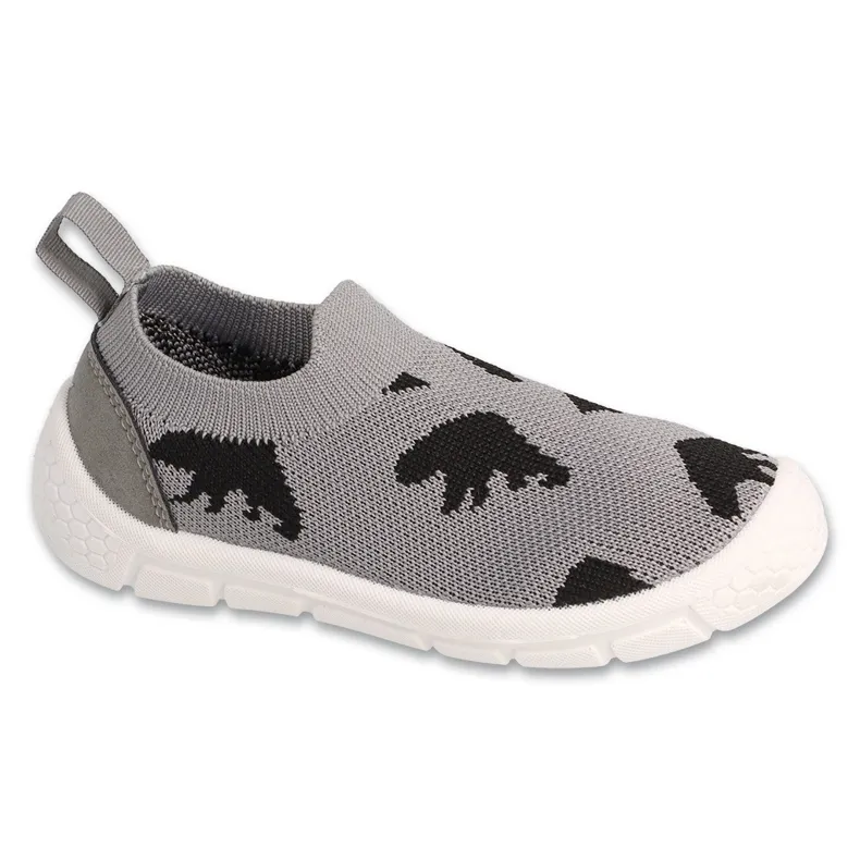Befado kinderschoenen grijs en zwart 102X005