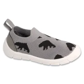 Befado kinderschoenen grijs en zwart 102X005