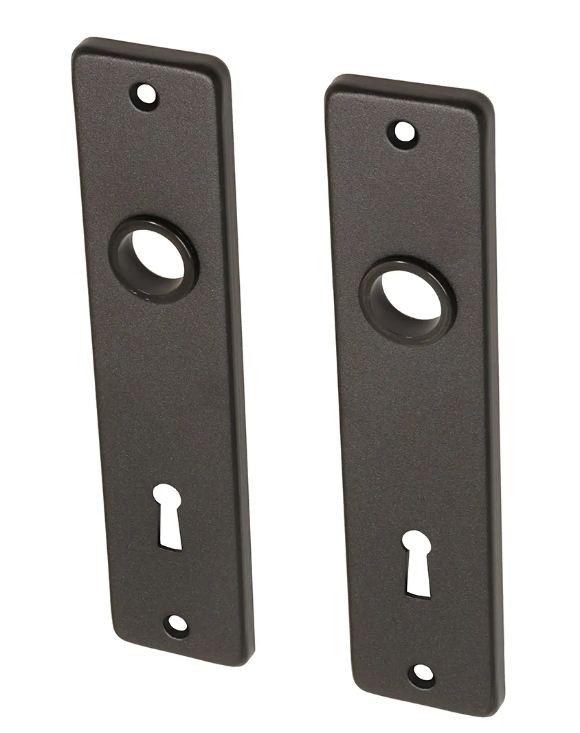 DEURSCHILD ZWART SL72 ALUMINIUM KORTSCHILD  PER SET
