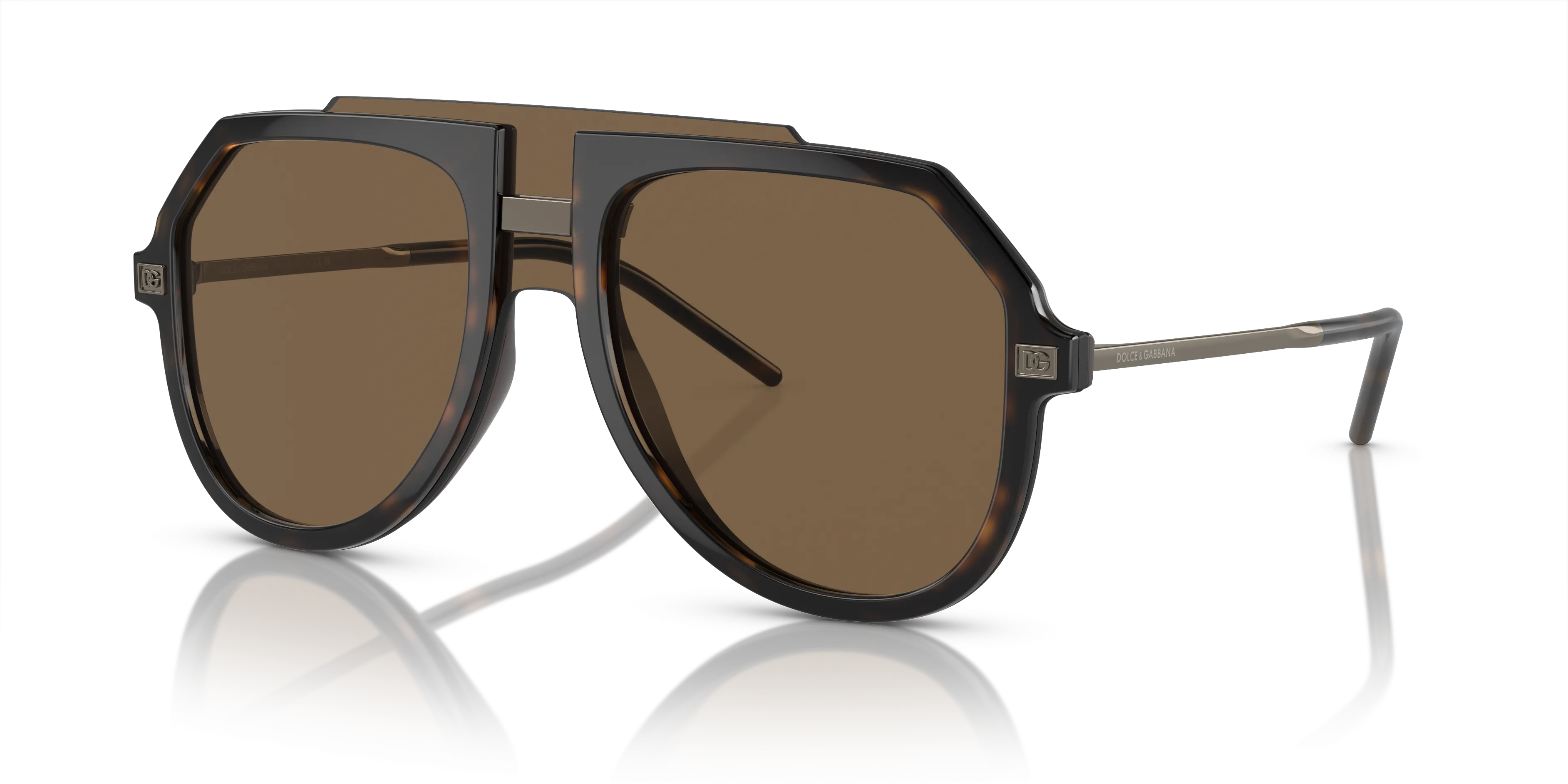 DOLCE&GABBANA DG6195 XL (0  145)  WITH BRUIN LENSES AND TORTOISE FRAME