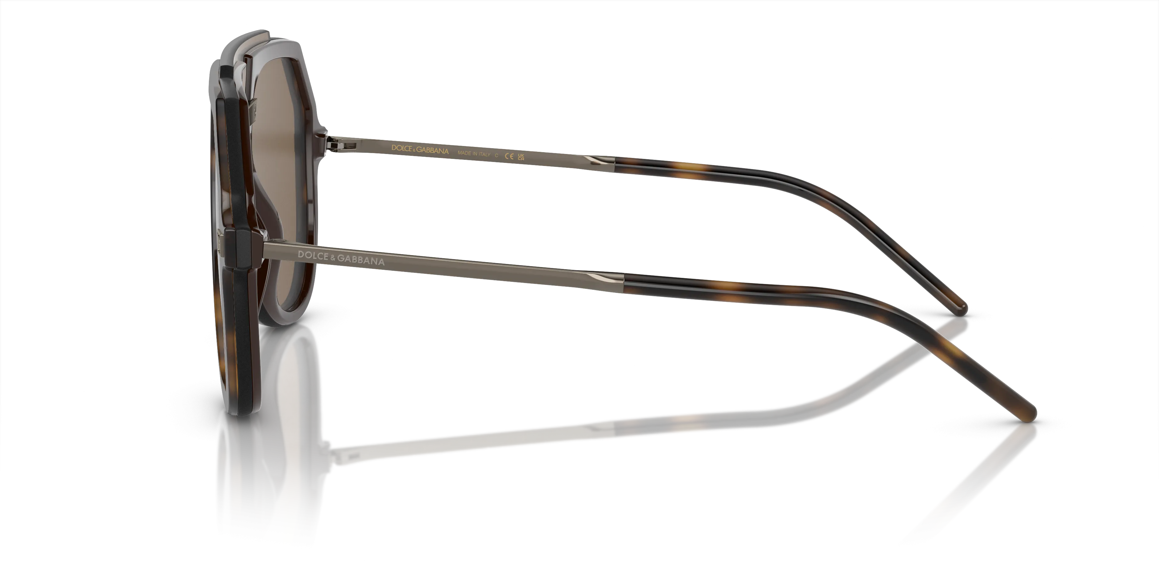 DOLCE&GABBANA DG6195 XL (0  145)  WITH BRUIN LENSES AND TORTOISE FRAME