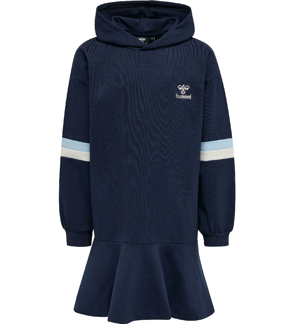 HUMMEL JURK MET CAPUCHON  HMLBEVERLY  BLACK IRIS