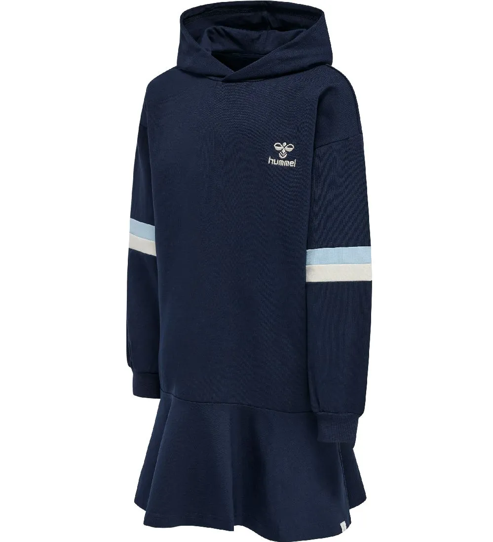 HUMMEL JURK MET CAPUCHON  HMLBEVERLY  BLACK IRIS