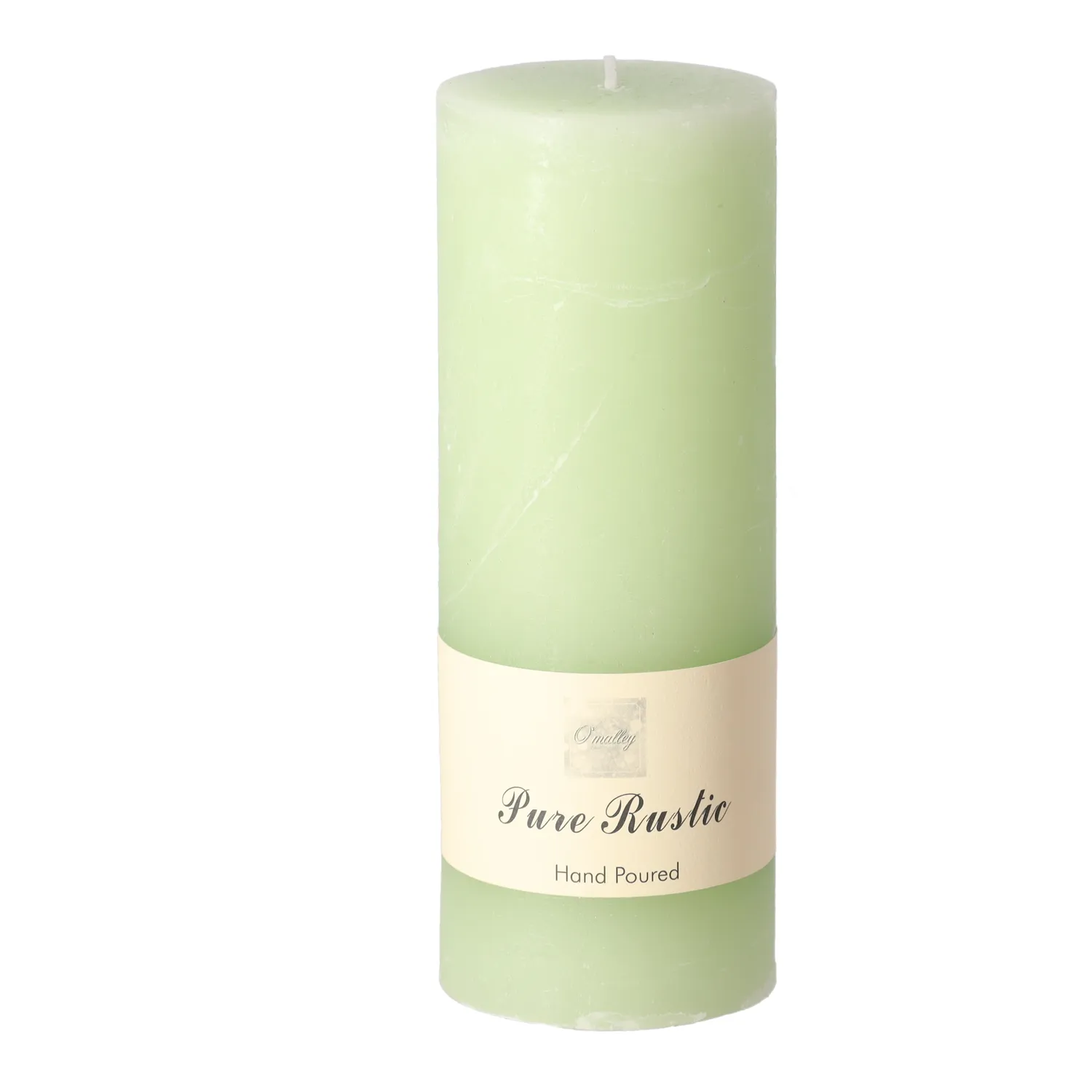 Kaars 70x180mm pastel groen O'malley
