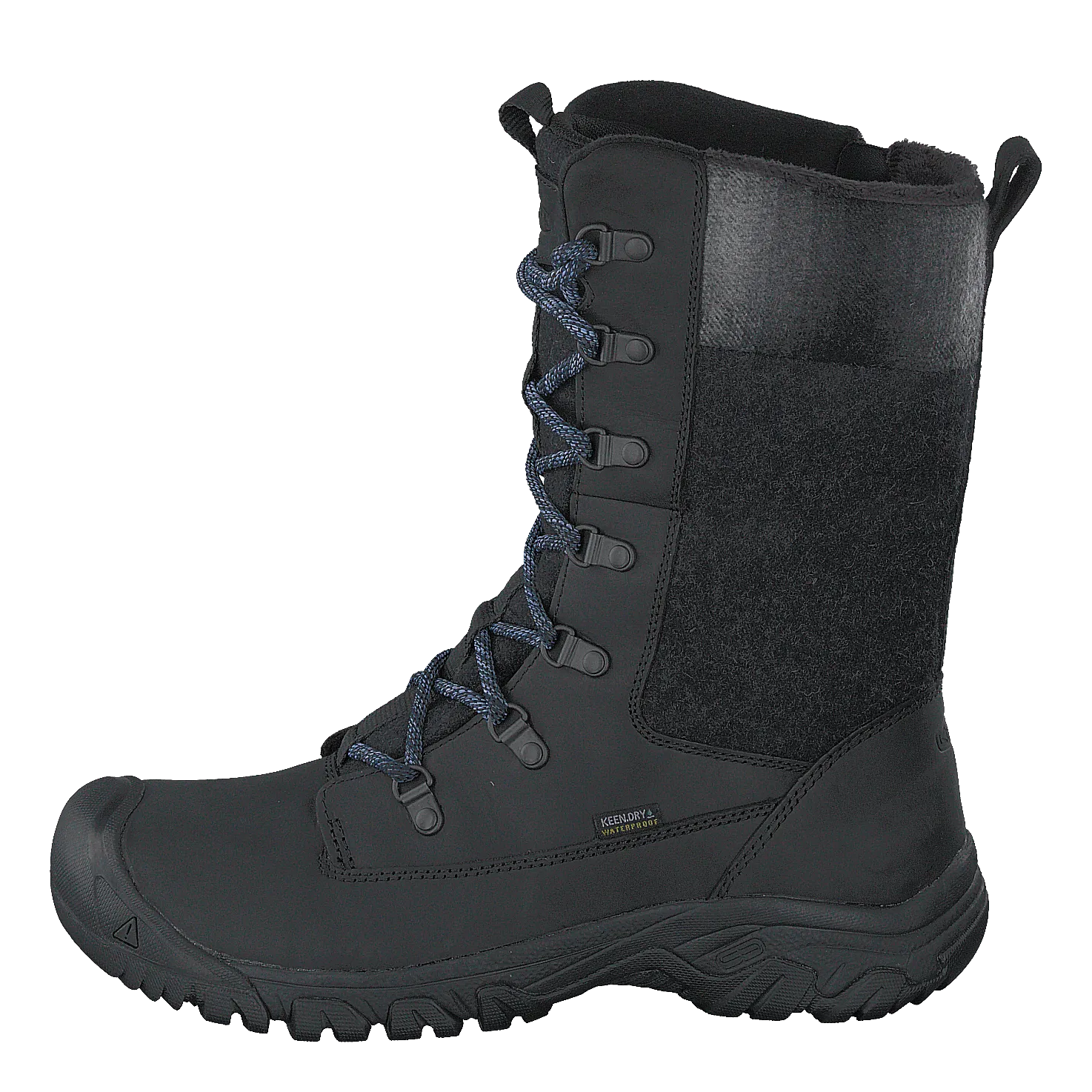 Keen schoenen Greta Tall Boot Wp Black/black