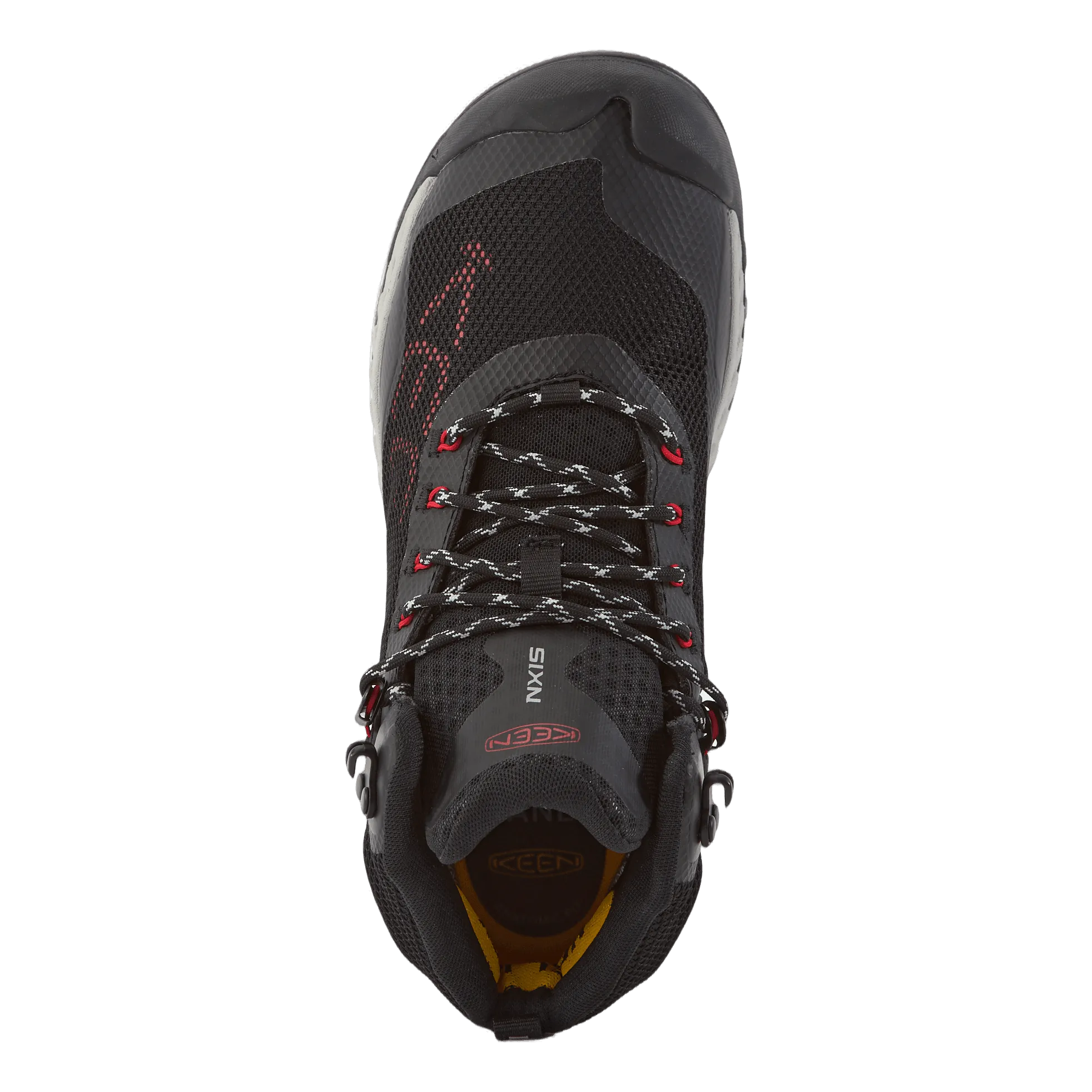 KEEN SCHOENEN KE NXIS EVO MID WP BLACKRED C BLACKREDCARPET