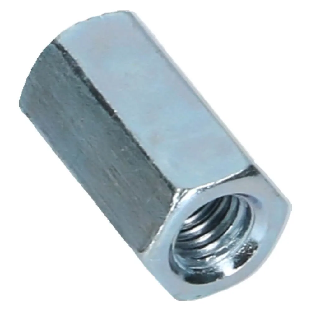 KOPPELMOER DIN 6334 M3X9 VERZINKT SW5.5  200 STUKS