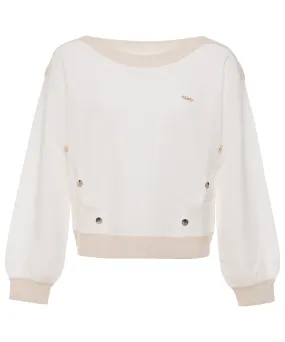 Liu Jo trui lurex en knopen