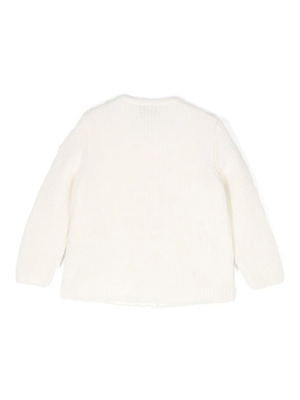 Moncler Enfant Vest met logopatch Wit