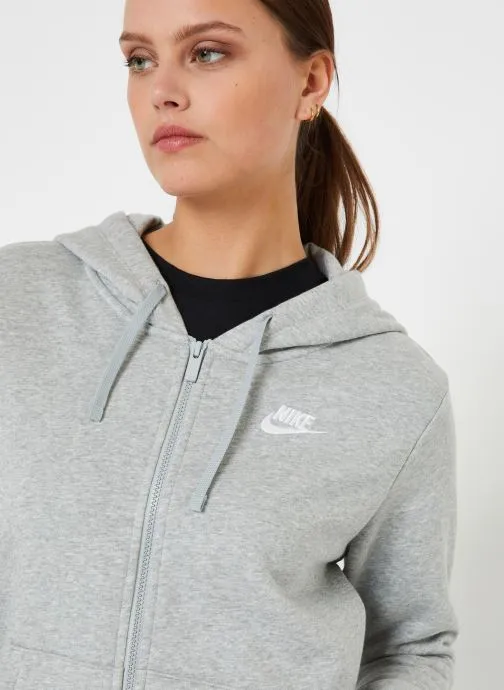      NIKE W NSW CLUB FLC FZ HOODIE STD  GRIJS   