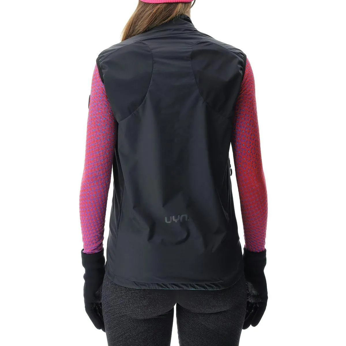 Ski vest UYN Women Cross Country Skiing Coreshell Vest Black Black
