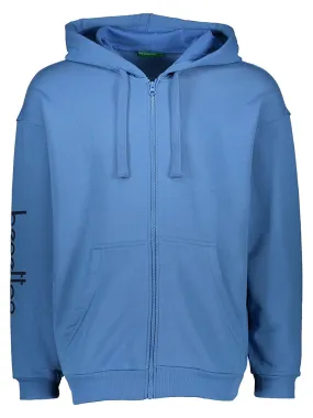 Sweatvest blauw